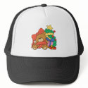 Cute Baby Bear and Christmas Tree hats