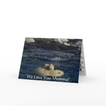 Cute Baby Bears & Mother cards