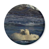 Cute Baby Bears & Mother magnets by MerryRose Cute Baby Bears & Mother magnets
