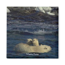 Cute Baby Bears & Mother magnets by MerryRose Cute Baby Bears & Mother magnets
