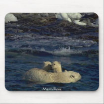 Cute Baby Bears & Mother mousepads