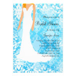 Cute Baby Blue Bridal Shower Invite