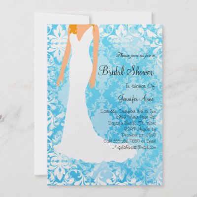 Cute Baby Blue Bridal Shower Invite by ForeverAndEverAfter
