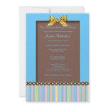 Cute Baby Boy Baby Shower Invitation