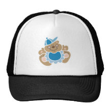cute baby boy bear trucker hats