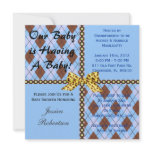 Cute Baby Boy Shower Invitation