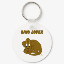 Cute Baby Brown Dinosaur Dino Lover keychains
