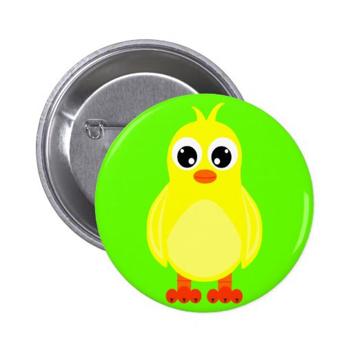 Cute Baby Chick Cartoon Pins