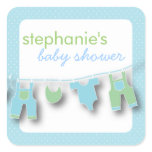baby, shower, clothesline, laundry, modern, bib,