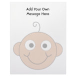 Cute Baby. Custom Text. Letterhead Template