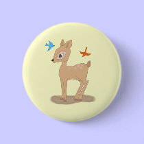 Cute Baby Deer buttons