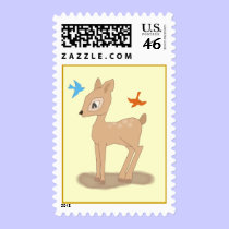 Cute Baby Deer postage