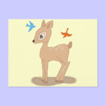 Cute Baby Deer postcards
