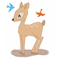 Cute Baby Deer t-shirts by SuperDays Cute Baby Deer t-shirts