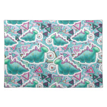 Cute Baby Dinosaurs Pattern Placemat