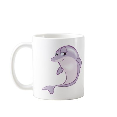 cute baby dolphin mugs by doonidesignsanimals