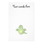 Cute baby dragon custom stationery