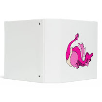 Cute Baby Dragon in Diaper Vinyl Binders