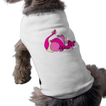 Cute Baby Dragon in Diaper Doggie T Shirt