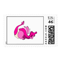 Cute Baby Dragon in Diaper Stamps