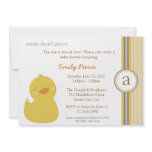 Cute Baby Duck Baby Shower Invite