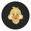 cute baby duck face stickers by doonidesignsanimals cute baby duck face stickers