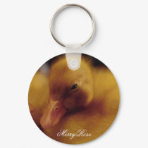 Cute baby ducks keychains