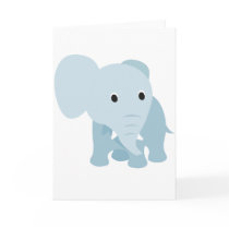 Cute Baby Elephant Card