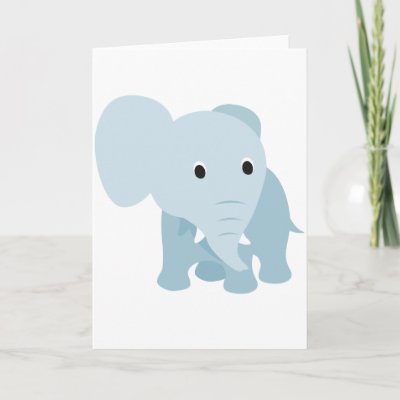 Cute Baby Elephant cards