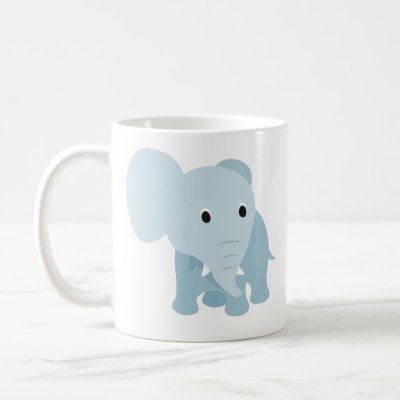 Cute Baby Elephant Coffee Mugs