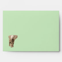 Cute Baby Elephant Envelopes