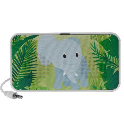 Cute Baby Elephant iPhone Speaker