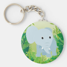 Cute Baby Elephant Key Chain