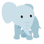 Cute Baby Elephant Acrylic Cut Out