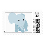 Cute Baby Elephant Postage Stamp