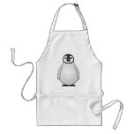 Cute Baby Emperor Penguin Cartoon aprons