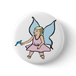 Cute-Baby-Faerie Pinback Button