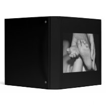 Cute Baby Feet 3 Ring Binder