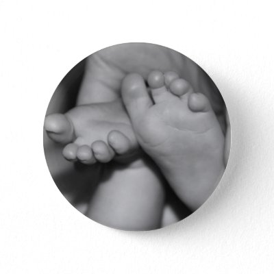 Cute Baby Feet buttons
