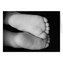 Cute Baby Feet Cards