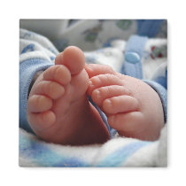 Cute Baby Feet Refrigerator Magnets