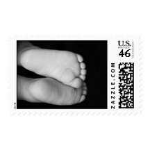 Cute Baby Feet Postage Stamps