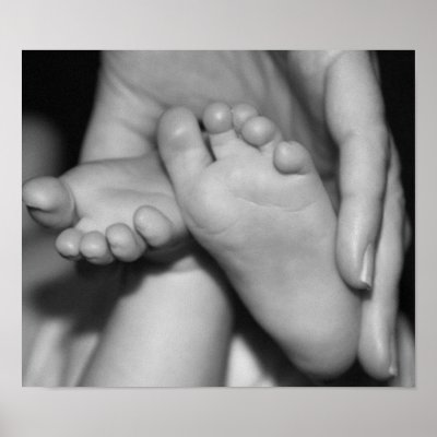 Cute Baby Feet posters