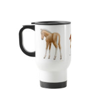 Cute Baby Foals Travel Mug by twopurringcats Cute Baby Foals Travel Mug