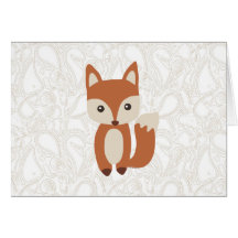 Cute Baby Fox Cards