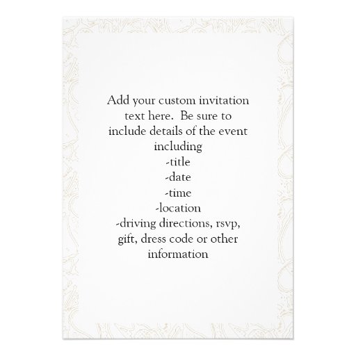 Cute Baby Fox Personalized Invitation