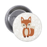 Cute Baby Fox Pinback Buttons