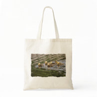 Cute Baby Geese Photo Canvas Bag