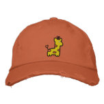 Cute Baby Giraffe Hat Embroidered Hat
