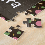 Cute Baby Girl Owl, Pink/Green/Brown Puzzles